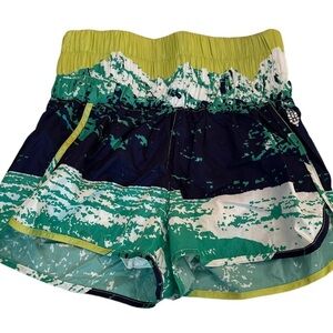 A Way Home Running Shorts Mountain Scene